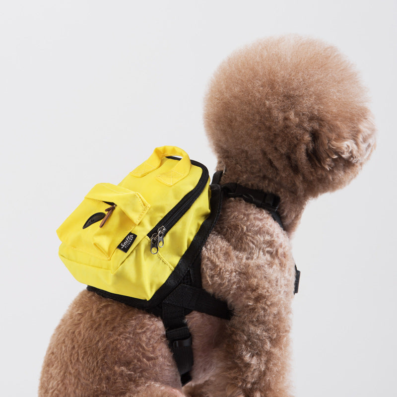HKM-1132861 Washable Square Pet Backpack for Small Dogs - Pink, Army Green, Yellow Options
