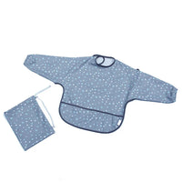 HKM-113299 Reusable Waterproof Polyester Baby Feeding Bib with Long Sleeve