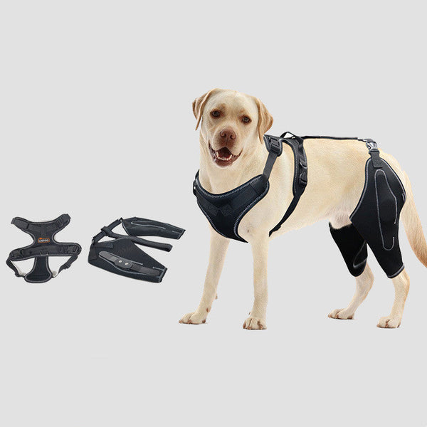HKM-1133245 Acl Knee Pad for Joint Pain Relief in Hip Dysplasia, Adjustable Protective Strap Available in M, L, XL