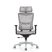 HKM-113363 Ergonomic Adjustable Aluminum Swivel Office Chair with Mesh Back for Comfortable Work Environment