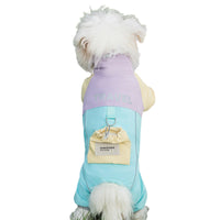 HKM-1135165 Travel-Ready Cotton Jumpsuit with Mini Backpack for Dogs and Cats - Windproof and Warm for Outdoor Adventures