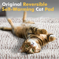 HKM-1135421 Light Gray Double-Sided Pet Sleeping Mat Blanket for Cats - 50x60cm & 60x80cm Options
