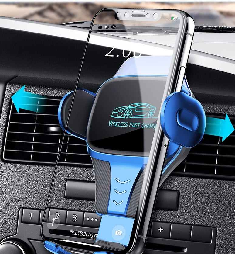HKM-113619 Automatic Wireless Charging Phone Holder with Magnetic Induction Technology