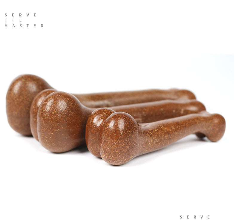 HKM-1137213 Bite-Resistant Molar Toy for Pets - Beef Flavor Simulation, Interactive Reward, Available in 12cm, 15cm, 18.5cm, Yellow and Brown
