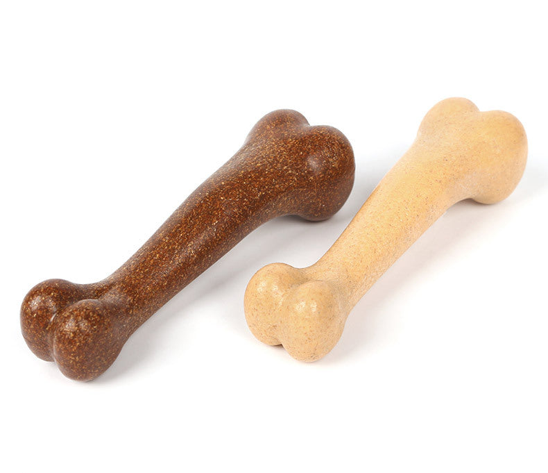 HKM-1137213 Bite-Resistant Molar Toy for Pets - Beef Flavor Simulation, Interactive Reward, Available in 12cm, 15cm, 18.5cm, Yellow and Brown