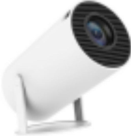 HKM-113747 Compact White Projector with Self-Supporting Design