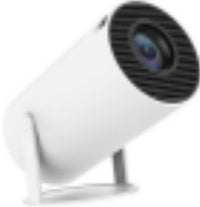 HKM-113747 Compact White Projector with Self-Supporting Design