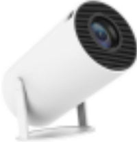 HKM-113747 Compact White Projector with Self-Supporting Design