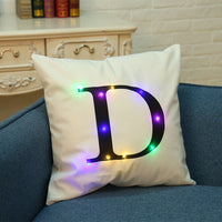 HKM-113875 Simple Modern Crystal Soft Flannel Cushion Cover 45x45cm Plain Plush Pillow Case