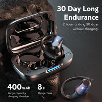 HKM-113939 T59 Bluetooth 5.1 Sports Ear-mounted Headset with Stereo Sound and Waterproof Design
