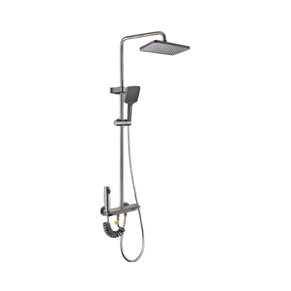 HKM-113939 Waterfall Shower Panel with Body Massage Jets and Hand Spray