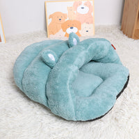 HKM-1140413 Cozy Indoor Pet Bed for Dogs and Cats - Soft Warm Cushion Nest