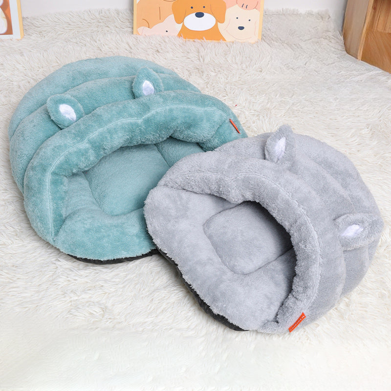 HKM-1140413 Cozy Indoor Pet Bed for Dogs and Cats - Soft Warm Cushion Nest