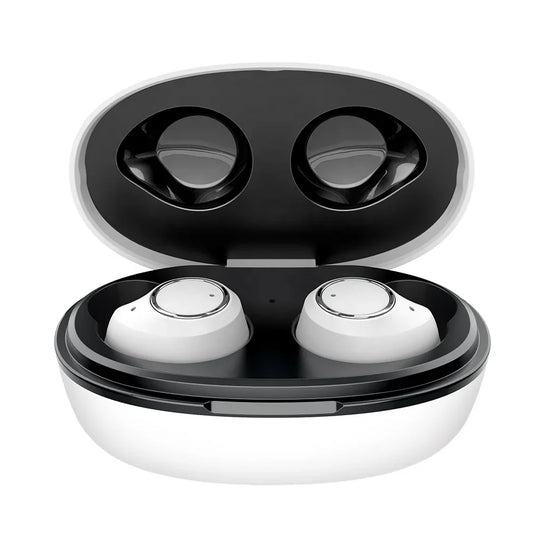 HKM-114067 Compact Invisible In-Ear Earbuds with LED Charging Case - Trulyway M2 TWS