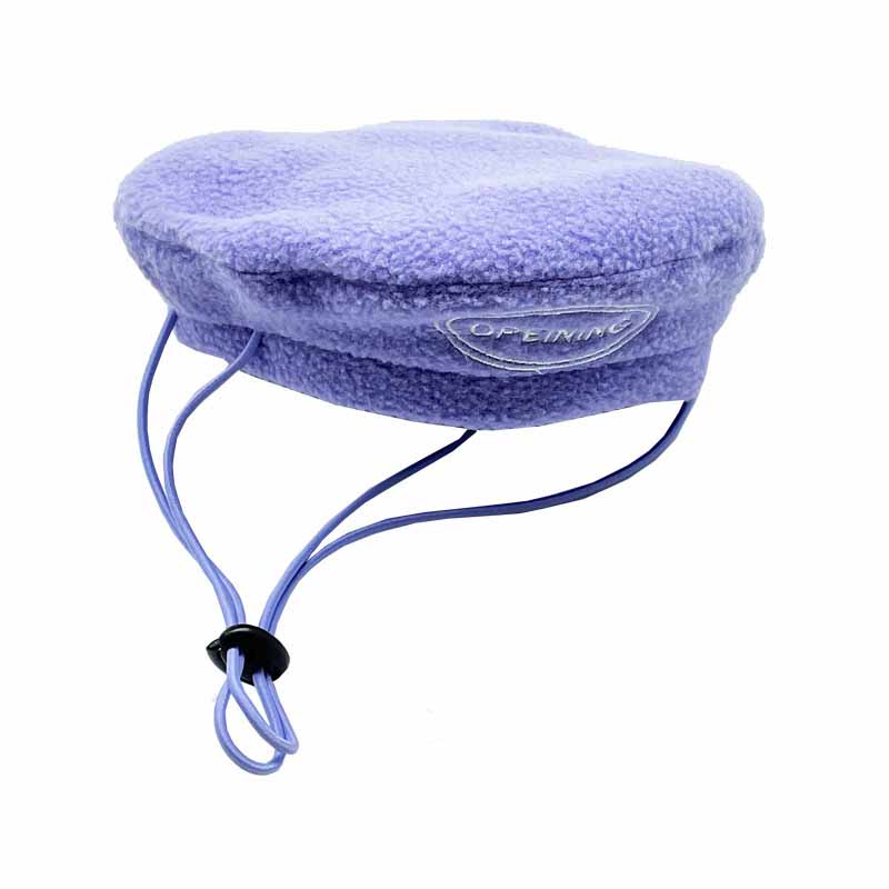 HKM-1141181 Chic Velvet Pet Dog Hat with Beret Style in Various Colors