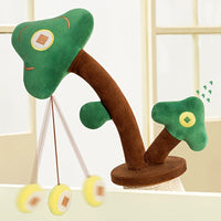 HKM-1142333 Durable Sisal Cat Scratching Pole with Interactive Ball Track and Vertical Design