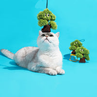 HKM-1143613 Pine Tree Cat Mint Toy Bag Pendant for Grinding and Teasing Cats and Kittens - 50g, 10x3x12cm