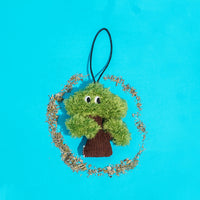 HKM-1143613 Pine Tree Cat Mint Toy Bag Pendant for Grinding and Teasing Cats and Kittens - 50g, 10x3x12cm
