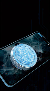 HKM-114451 Mobile Phone Semiconductor Cooling Fan - Black, Ice-Sealed Radiator for Heat Dissipation