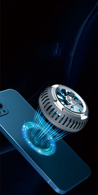 HKM-114451 Mobile Phone Semiconductor Cooling Fan - Black, Ice-Sealed Radiator for Heat Dissipation