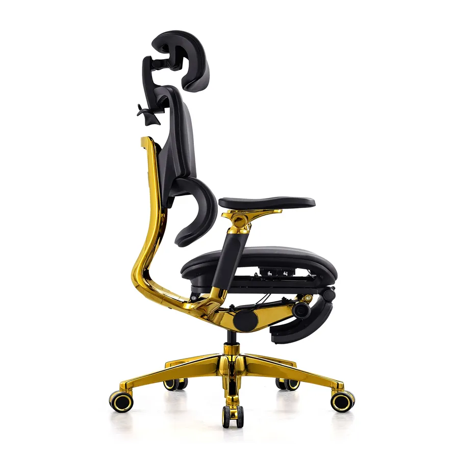 HKM-114515 Luxury 7D Ergonomic Armrest Office Chair - Modern Executive Leather Design