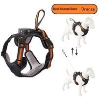 HKM-1145917 Automatic Retractable Lanyard Chest Harness Set for Pets - Multiple Color Options Available