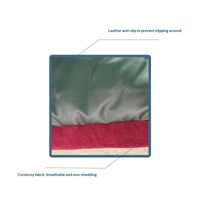 HKM-1146173 Solid Color Casual Non-Slip Dog Mat for All Seasons in Turmeric, Dark Green, and Wine Red
