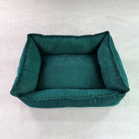 HKM-1146173 Solid Color Casual Non-Slip Dog Mat for All Seasons in Turmeric, Dark Green, and Wine Red