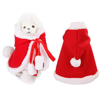 HKM-1146301 Pet Christmas Coat for Cats and Dogs - Festive Cloak Design