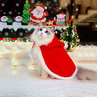 HKM-1146301 Pet Christmas Coat for Cats and Dogs - Festive Cloak Design
