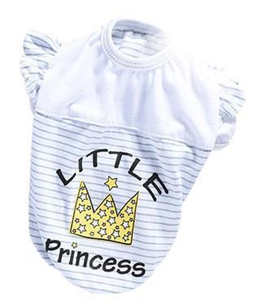 HKM-114643 Striped Print Cotton Costume for Small Dogs, Suitable for XS to XL Sizes