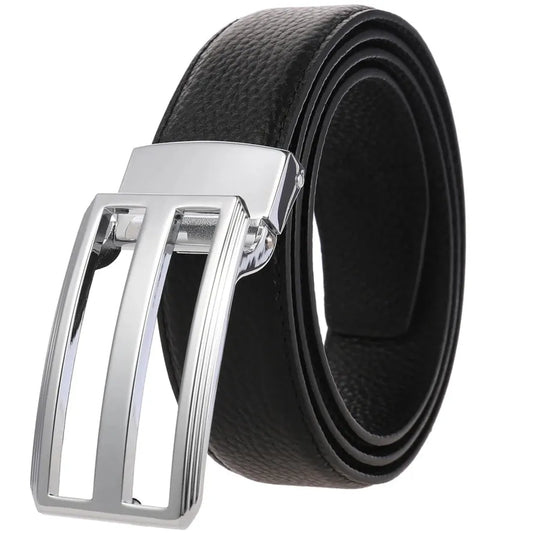 HKM-114771 Soft Cowhide Leather Casual Punch Belt - Model LY35-0302-5