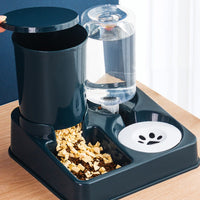 HKM-1148093 Automatic Pet Feeder with Integrated Cat and Dog Bowl for Convenient Feeding