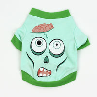 HKM-1148477 Casual Cotton Cartoon Print T-Shirt for Pets in Spring and Summer