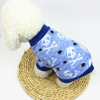 HKM-1148477 Casual Cotton Cartoon Print T-Shirt for Pets in Spring and Summer