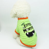HKM-1148477 Casual Cotton Cartoon Print T-Shirt for Pets in Spring and Summer