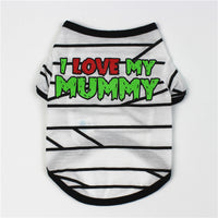 HKM-1148477 Casual Cotton Cartoon Print T-Shirt for Pets in Spring and Summer