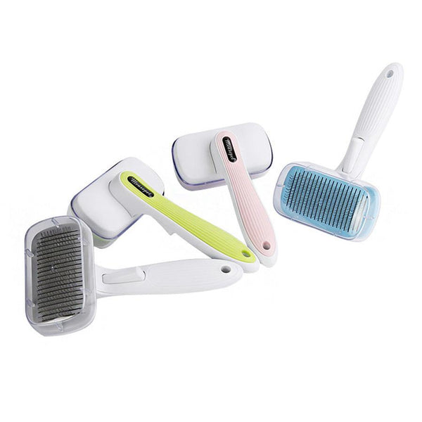 HKM-114963 Pet Hair Removal Comb for Dogs - Stainless Steel Needle Brush Suitable for All Sizes