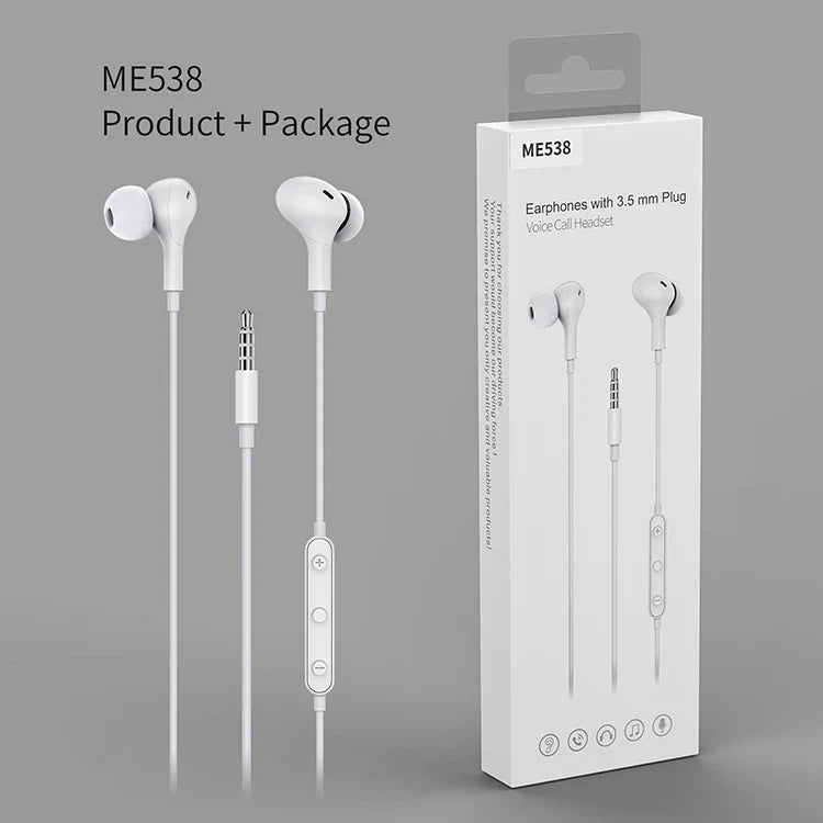 HKM-114963 Wired 3.5mm Earphones with Microphone for iPhone and Gaming Headset
