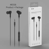 HKM-114963 Wired 3.5mm Earphones with Microphone for iPhone and Gaming Headset