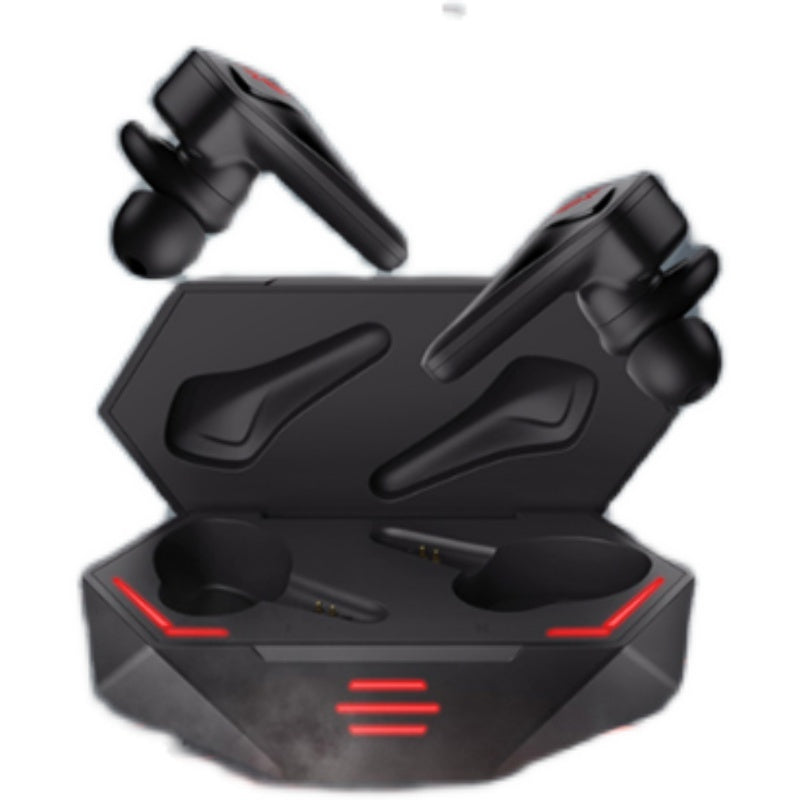 HKM-114963 Wireless Gaming Earphones with Bluetooth 5.0 and IPX5 Waterproof Rating - Black Finish