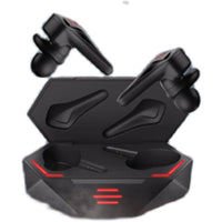 HKM-114963 Wireless Gaming Earphones with Bluetooth 5.0 and IPX5 Waterproof Rating - Black Finish