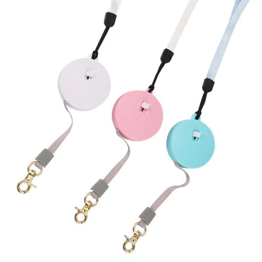 HKM-1151677 Automatic Retractable Leash for Cats and Dogs - Portable Mini Nylon Tow Rope in Multiple Colors