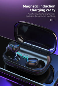 HKM-115219 Waterproof TWS T11 Wireless Earbuds with Hi-fi Sound and Hands-free Calling