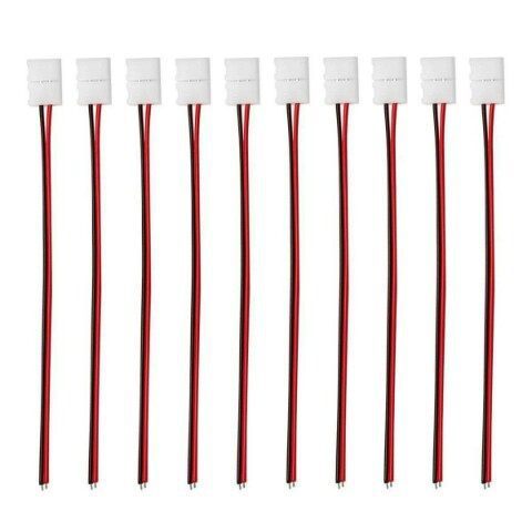 HKM-115283 Solder-free Waterproof Buckle LED Light Connection Set with 3528/5050/5630 Adapter Options