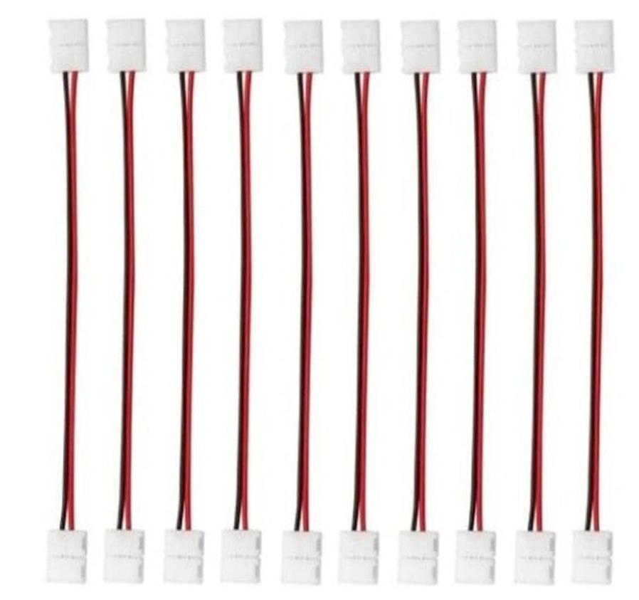 HKM-115283 Solder-free Waterproof Buckle LED Light Connection Set with 3528/5050/5630 Adapter Options