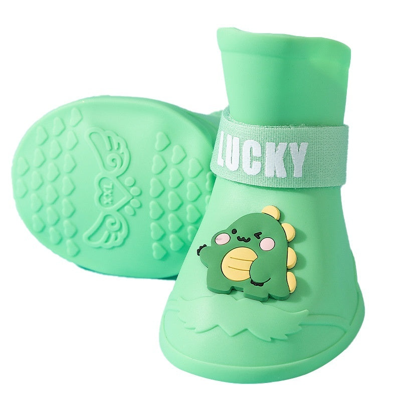 HKM-1154493 Waterproof Anti-Slip Dog Shoes for Medium and Large Breeds, Multiple Sizes Available