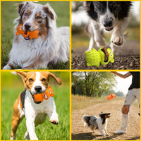 HKM-1155133 Durable Rubber Monkey Chew Toy for Medium and Large Dogs - Interactive Squeaky Toy for Teeth Cleaning