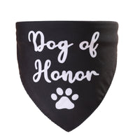 HKM-1155261 Double-Layer Polyester Pet Saliva Towel for Wedding Season - Size 48x48x70cm, Fits Neck Circumference 25-48CM