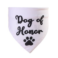 HKM-1155261 Double-Layer Polyester Pet Saliva Towel for Wedding Season - Size 48x48x70cm, Fits Neck Circumference 25-48CM